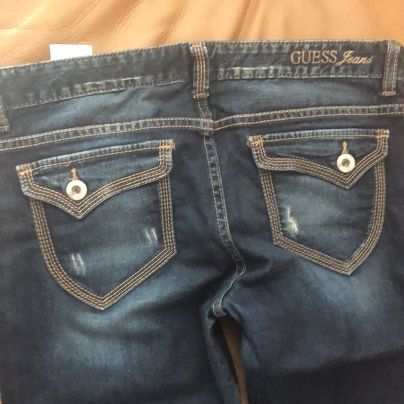 GUESS (32) Flirty Boot low rise stretch slightly distressed - Picture 13 of 14